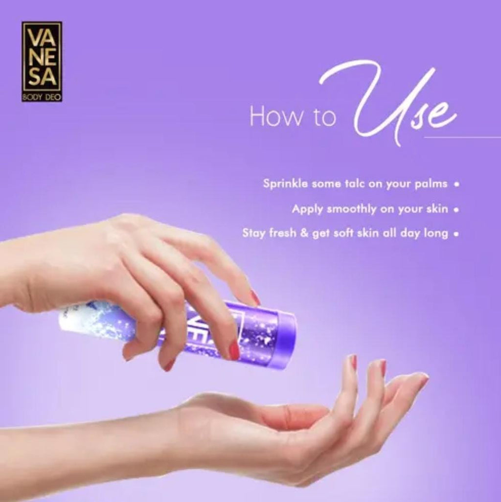 Vanesa Talc Escape – Premium Body Talc (100 gm)