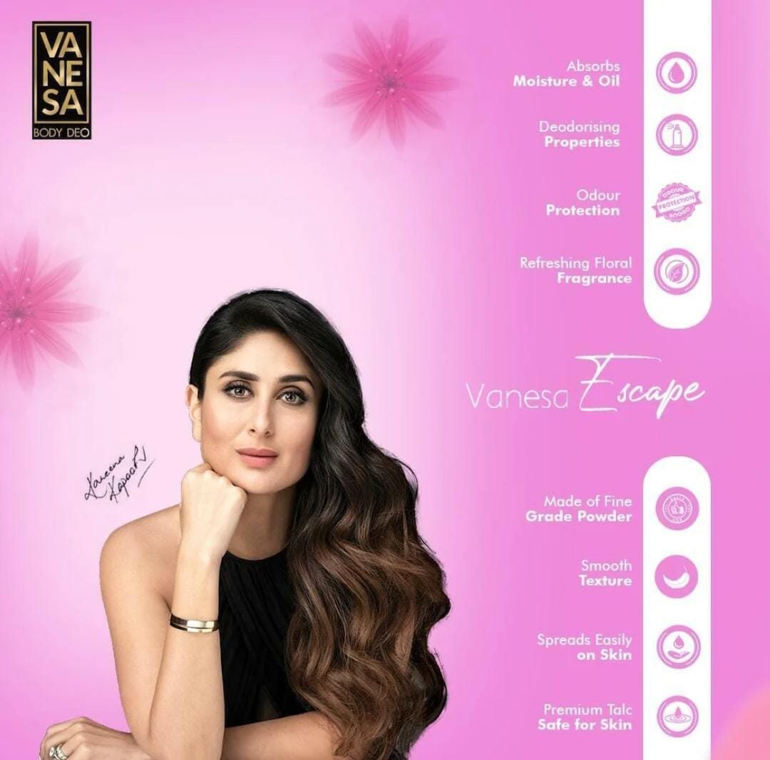 Vanesa Talc Majestic – Premium Body Talc (100 gm)