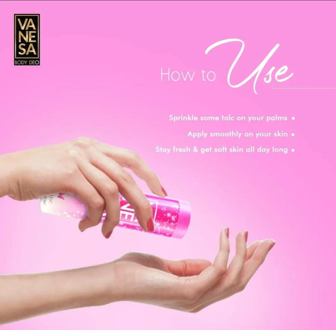 Vanesa Talc Majestic – Premium Body Talc (100 gm)