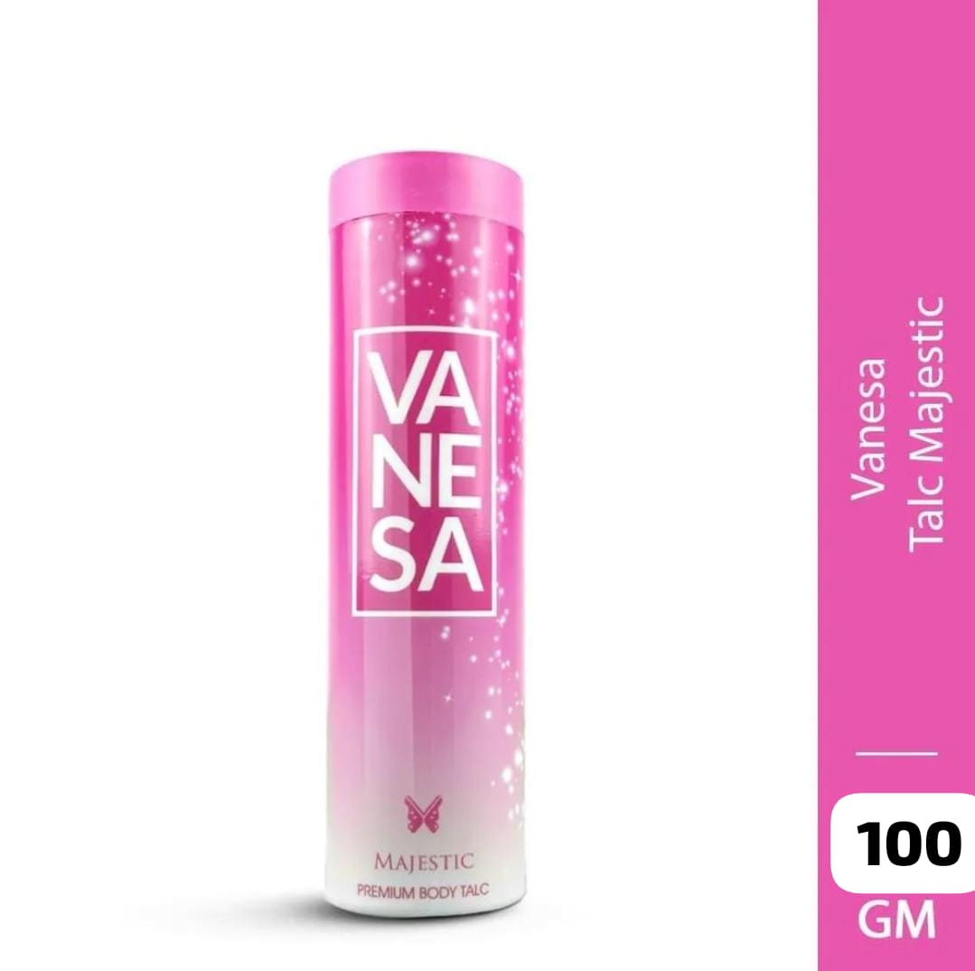 Vanesa Talc Majestic – Premium Body Talc (100 gm)